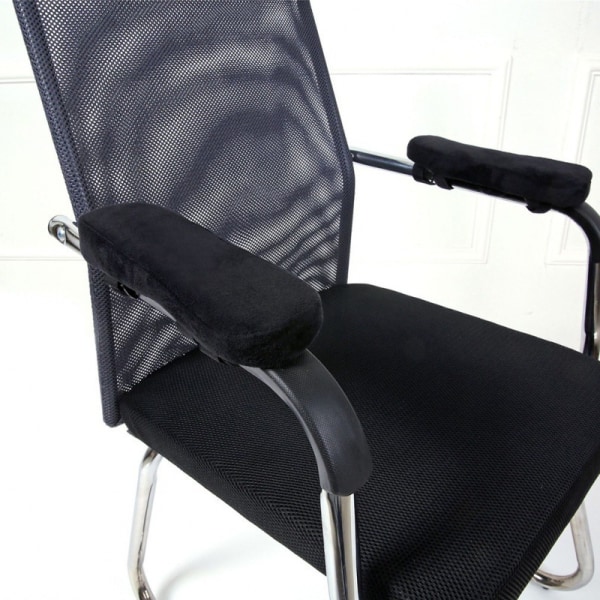1 st svart stol armstödsdyna sits kontorsstol armstöd