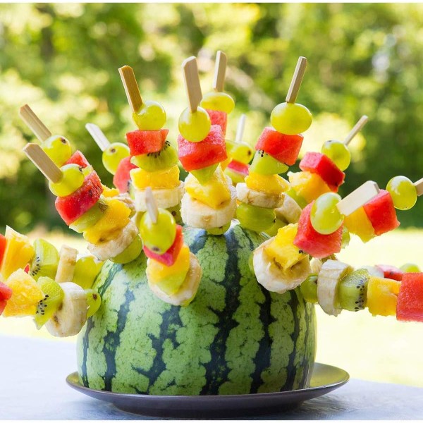 100 stk Bambusspyd for BBQ, Fester, Arrangementer, Restauranter