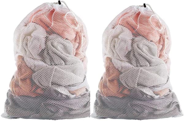2-pack 36”x24” Stora Nätväskor med Dragkedja, Stora