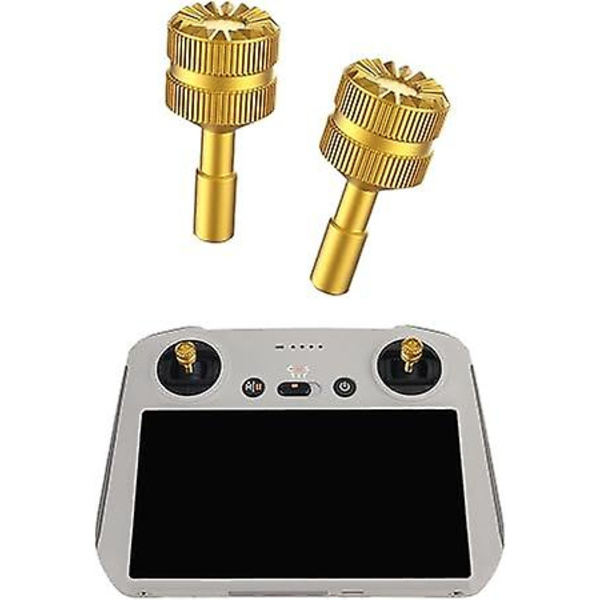 Aluminiumlegering Tvåfärgad Teleskopisk Rocker För Dji Mini 3 Pro, 1 Par Skärm Fjärrkontroll Tumjoysticks För Dji Mini 3 Pro Tillbehör