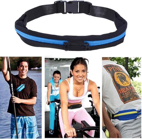 Sporty Løpebelte, Elastisk Midje Jogging Løpebelte