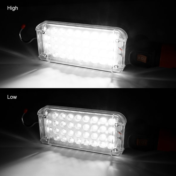 1 stk LED 34SMD arbejdslys stærk magnet med krogklips