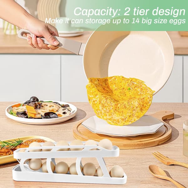 1 avtakbar automatisk rulle-eggdispenser til benken
