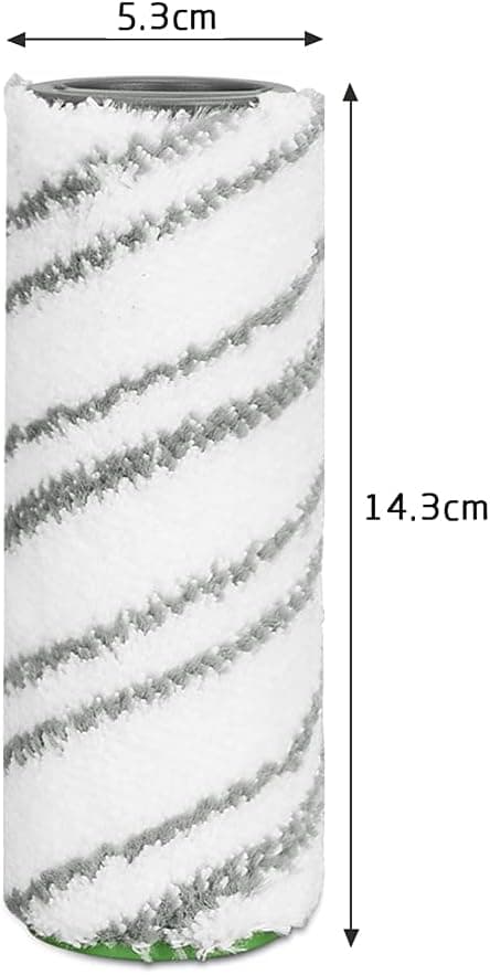 Sett med 2 erstatningsruller i mikrofiber for hardgulvsrenser
