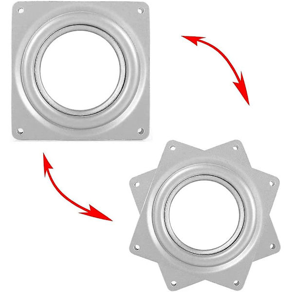 Kulelager dreieskiveplate base, 360 roterende skive, 4 tommer