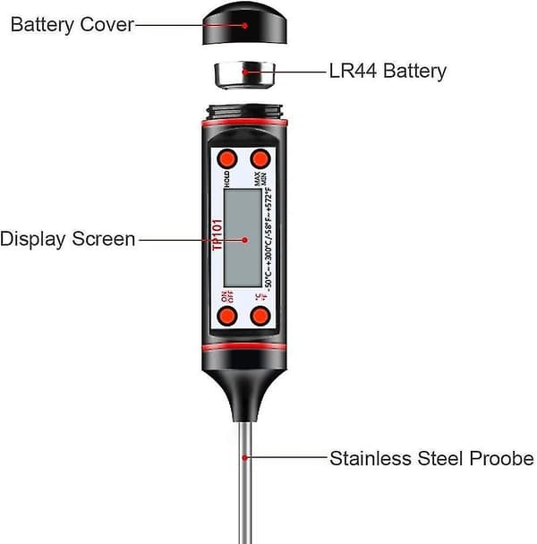 LCD Digital Probe Mat Termometer Temperatur Mat Catering
