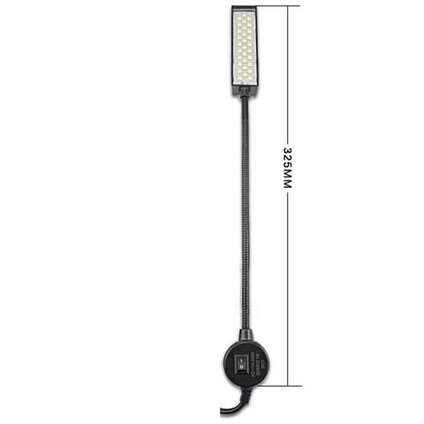 LED symaskine lampe 30 LED lampe med switch magnetisk montering ba