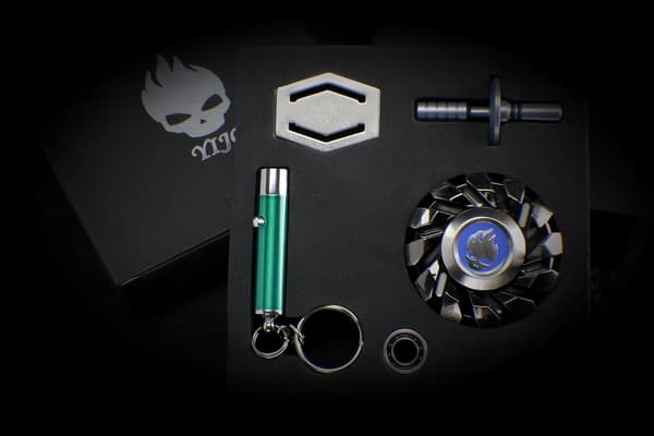 Fidget-spinnerit, metalliset fidget-lelut, hopeiset fidget-spinnerit lapsille
