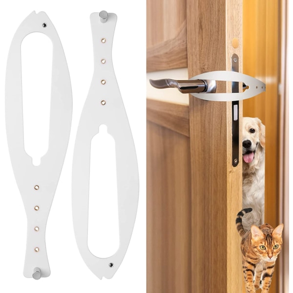 Fish Kattlucka Bracket 2-pack Spärr Dörrbyte Flexibel