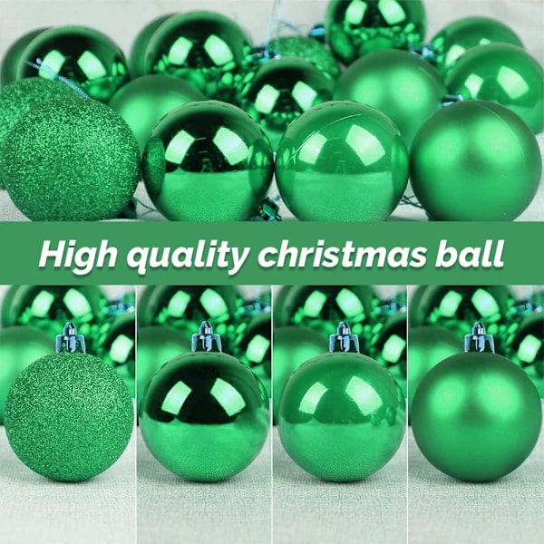 36 stk. Julekugler Julepynt Assorteret Hængende Ornament