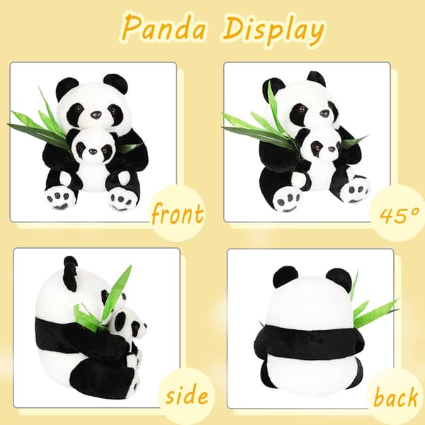 1 bamse med baby panda