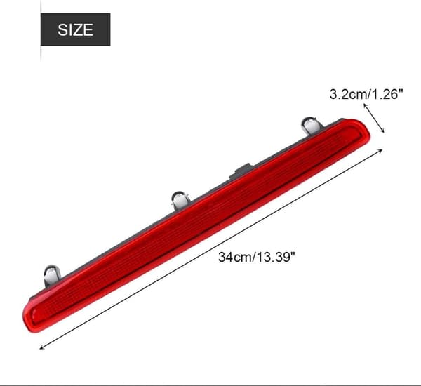 Bremslys for Multivan T5 Bremslys for Volkswagen T5 Rød