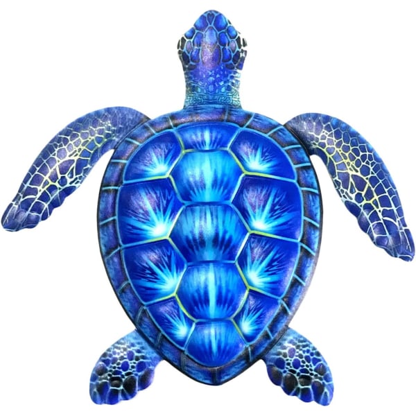 Metal Skildpadde Væghængning Skildpadde Vægkunst til Hjem Soveværelse Stue