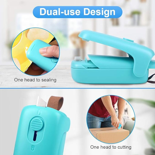 Grøn Mini Forsealer, 2 i 1 Mini Pose Forsealer Pose Forsealer med