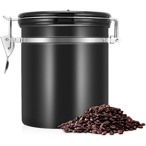 1,5 L Kaffekanna, Lufttät Rostfritt Stål Kaffebönor