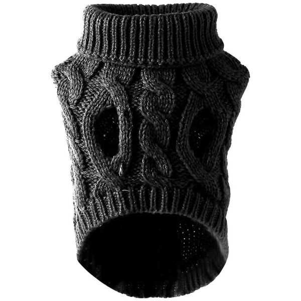 Hundtröja Väst Varm kappa Vinter Mjuk Stickning Ull Pet Sweater