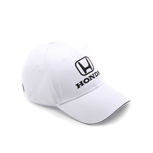 Honda Team Racing Visir Broderad Basebollkeps Bilkeps - Vit