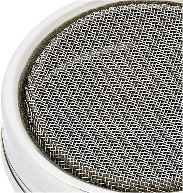 Rustfrit stål Canvas metal shaker. 6 høj x 8 cm