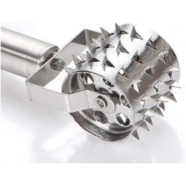 Meat Tenderizer- Stainless Steel Meat Tenderizer Roller Rolling H