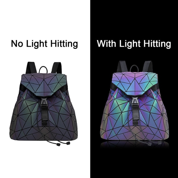 Luminous Geometriska Handväskor och Plånböcker för Kvinnor Holografiska