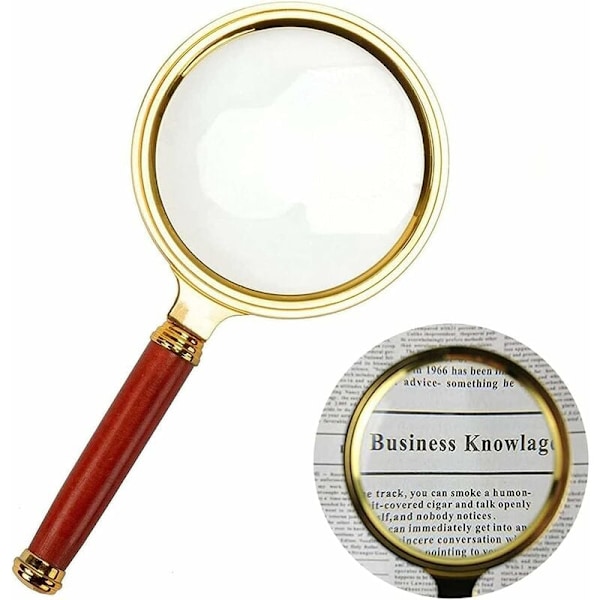 10x Reading Magnifying Glass - Diameter 80mm - Reading Magnifying