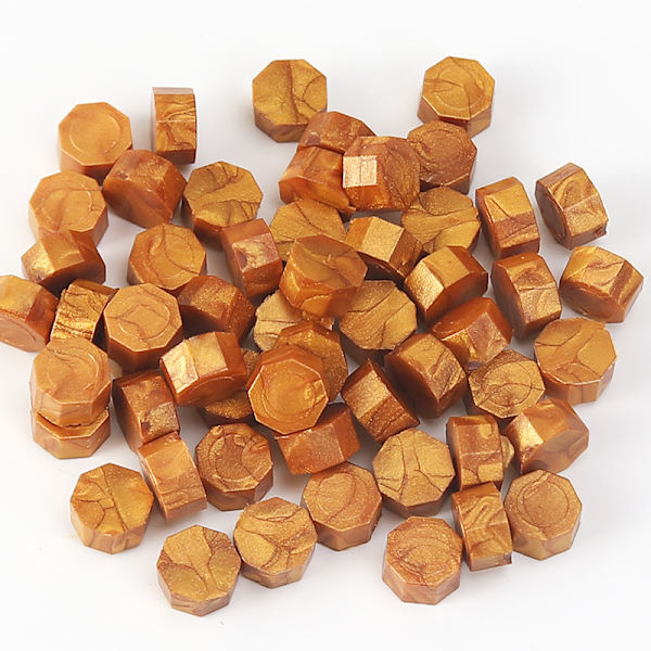 Vaha sinetti, 500g noin 1620 kappaletta kahdeksankulmaista sinettivahahelmää