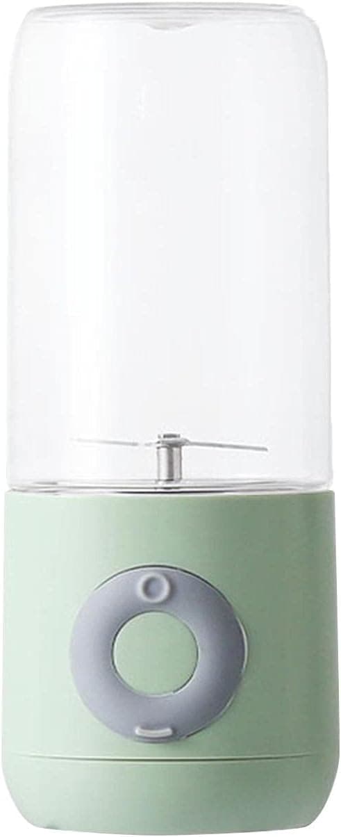 1 stk (Grøn) USB-opladelig bærbar lille saftpresser, mini juice