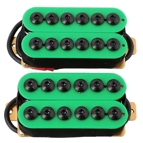 2 st dubbelspolig elektrisk gitarr Humbucker pickup bro & hals Cer