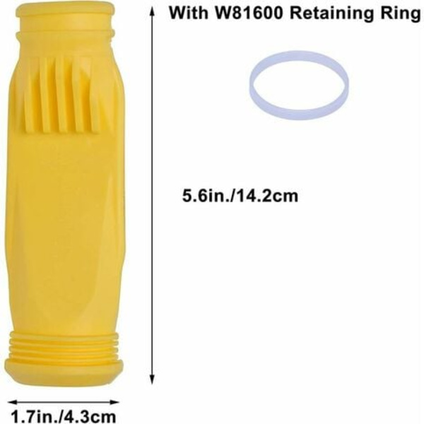 2 stk. Langtidsholdbar W69698 Membran med Ring til Zodiac Barracuda G
