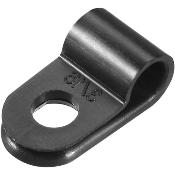 sourcing map 200 stk R-type nylon kabelclips til ledningsstyring