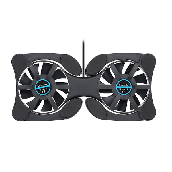 Mini bærbar foldbar USB dobbelt ventilator kølepude til