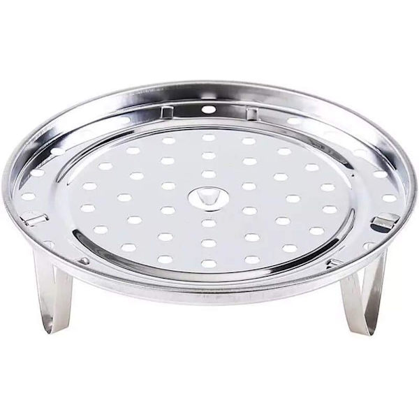 1 stk (18 cm) Dampkoker i rustfritt stål, multifunksjonell