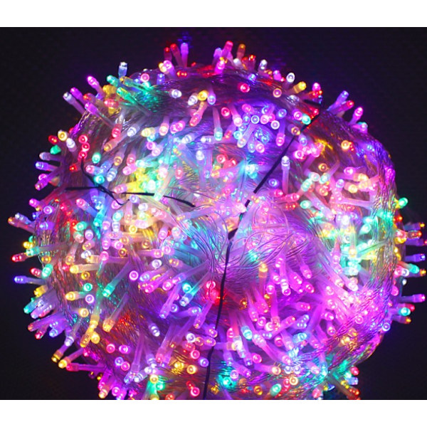 Ulko- ja sisävalaistusketju, 100M 600 LED-kuusenvaloketju