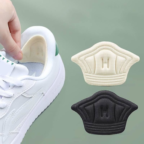 6 Par Sneaker Indlæg Hæl Puder Justerbar Størrelse Anti-slid
