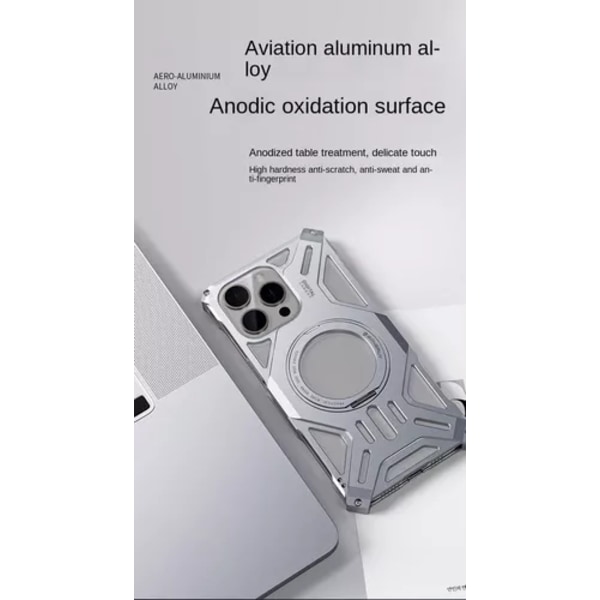 Naken Air Cooling-fodral i aluminium för iPhone 16