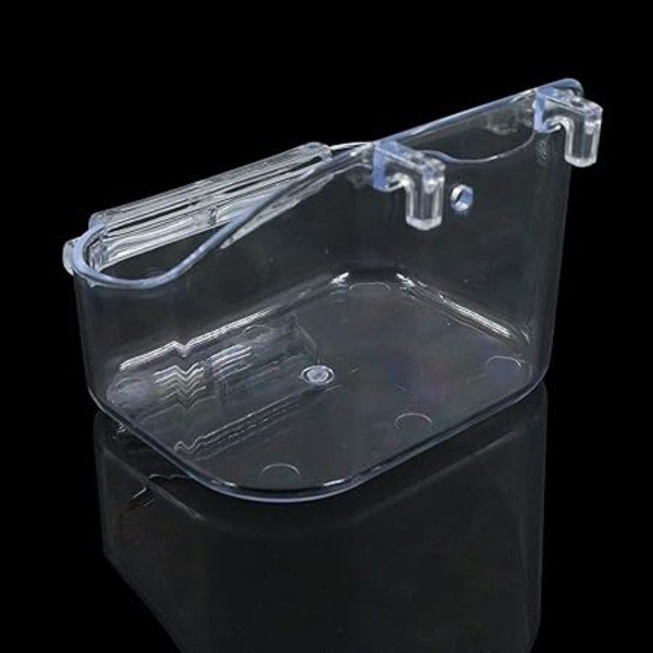 Transparent Badkar Badkar Rengöringsbur Hängande Verktyg Fågelbad