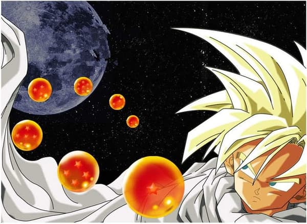 Samleobjekt Medium Krystallglass Stjerner Kuler Dragon Ball 35MM i Diameter