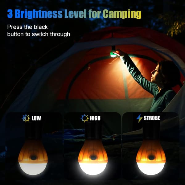 Campinglys LED lommelygte super lys nødsituation pære