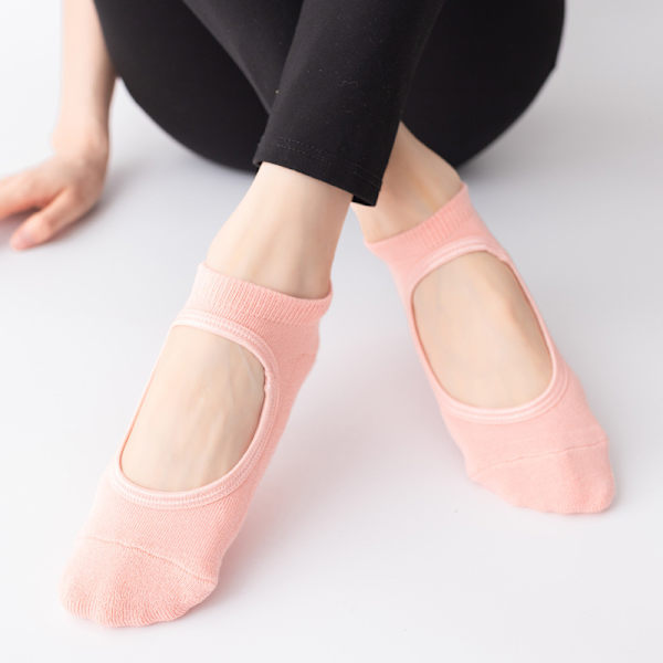 2 Paria - Naisten Tummansiniset Liukumattomat Jooga-Sukat Pilates-, Barre-,