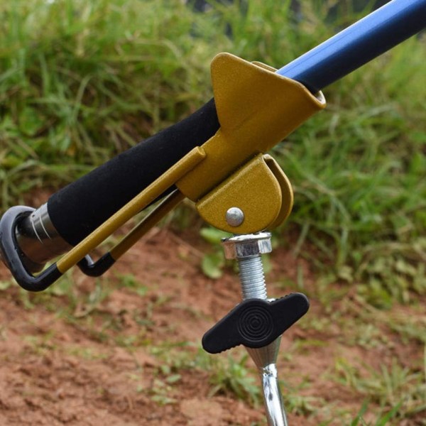 2 stk. Fiske Stang Holder i Rustfritt Stål 360° Justerbar Fiske