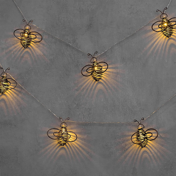 Metallisk Bi-Ljusgirlang - Inomhus & Utomhus Fairy Lights -