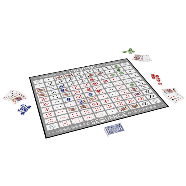 Engelska SEQUENCE spelbordsspelkort