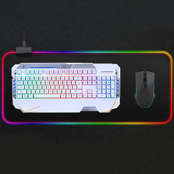 Sort Gaming Mousepad 800×300×4mm Stor Gaming Mousepad