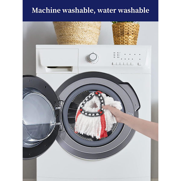 Mophuvudbyte kompatibel med O-Cedar 2-i-1 Turbo Mop Ref