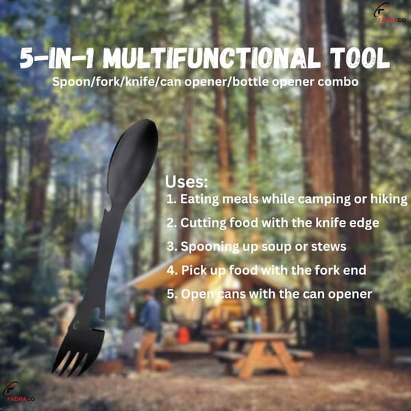 5-i-1 multifunksjonell spork