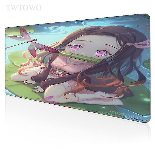 Anime Demon Slayer Kimetsu No Yaiba Kamado Nezuko Musemåtte Gamer Xl Hd Ny Custom Musemåtte Xxl Skrivebordsunderlag Tæppe Kontor 1 700*300*2mm