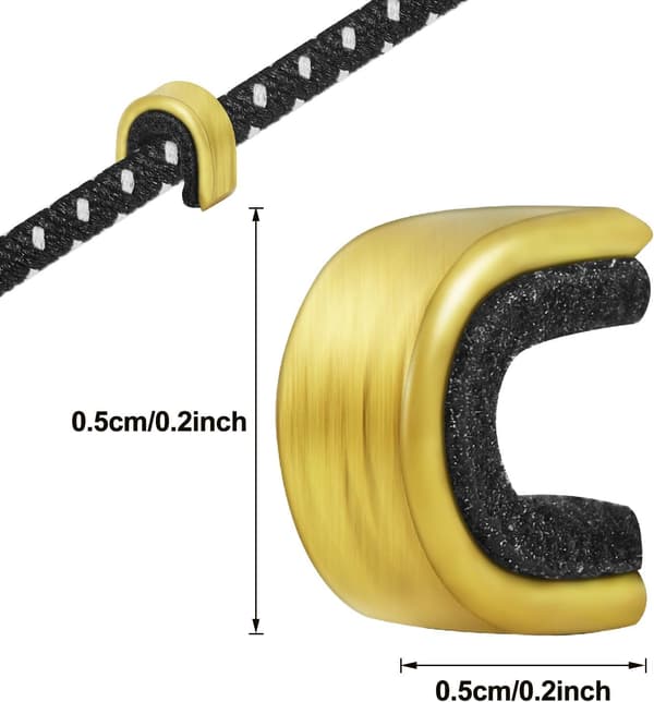 20 Stykker Nock Points Clips Ankerpunkter Reb Buesnor Loop