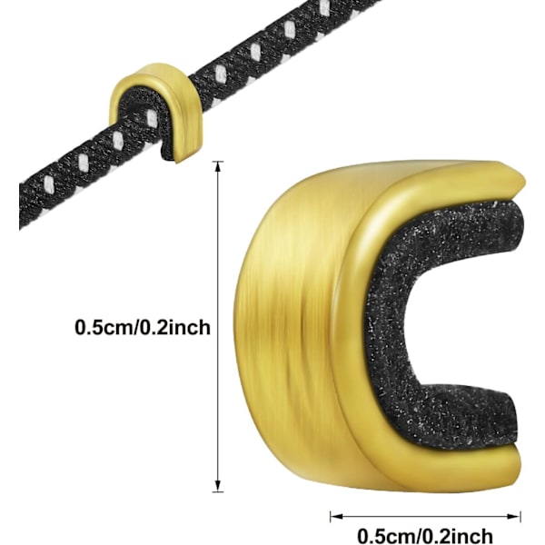 20 Stykker Nock Points Klips Ankerklips Tau Bow String Loop