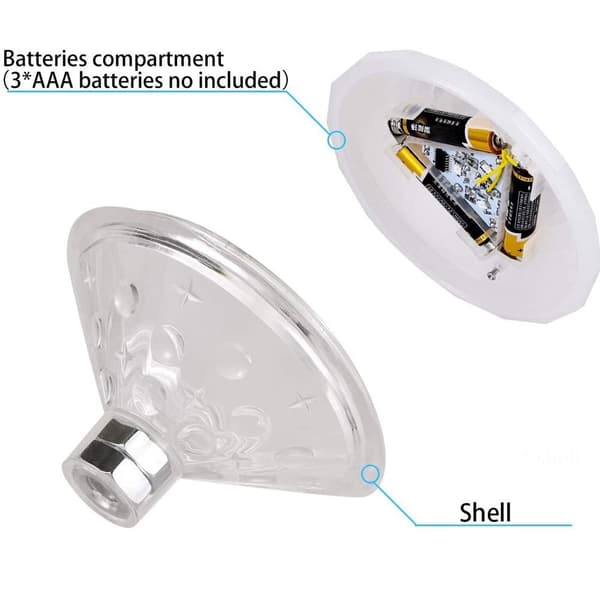 1 flytende LED-badekarlampe for basseng