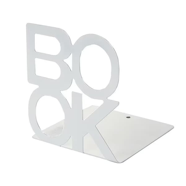 Bokstöd i Metall, Bokstavsformade, Halksäkra, Bokstöd